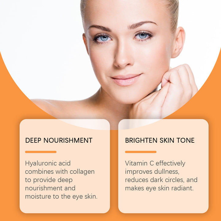 Vitamin C Eye Patches with Hyaluronic Acid and Collagen