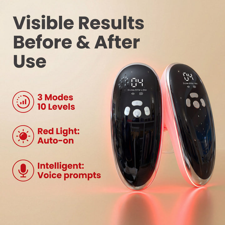 Smart Cupping Massager with 4 Cups and Red Light