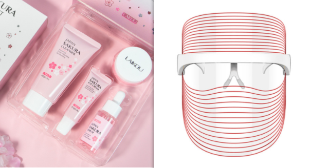 7 Colour LED Face Mask with USB Power