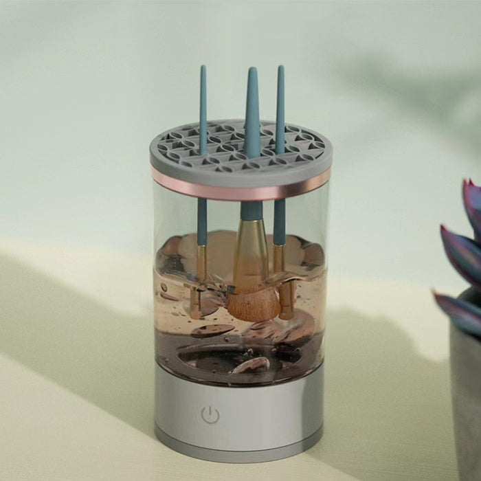 Nolivela Electric makeup brush cleaner that washes and spins dry