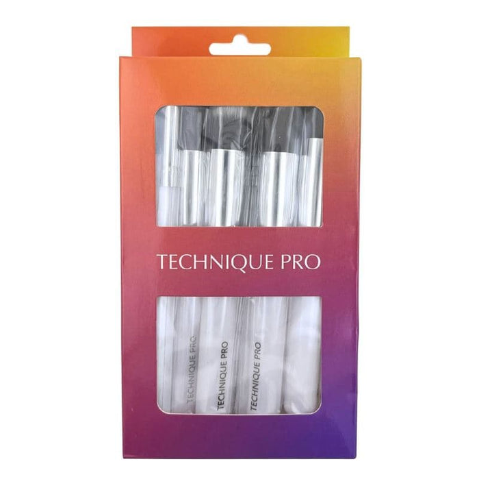 Makeup Brush Set 10 Pieces with Silver Handles