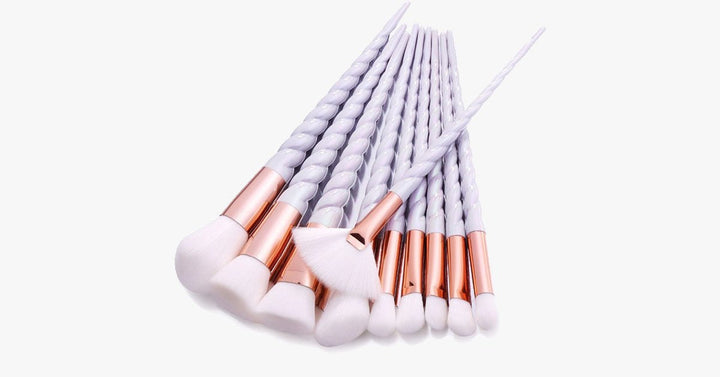BowLift | Professional 10-piece Unicorn Brush Set – Add colours and loads of bling to your make-up set