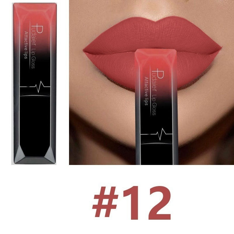 Matte Liquid Lipstick, Long Lasting and Waterproof