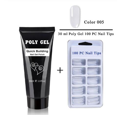 Polygel Nail Extension Kit with 30ml Builder Gel