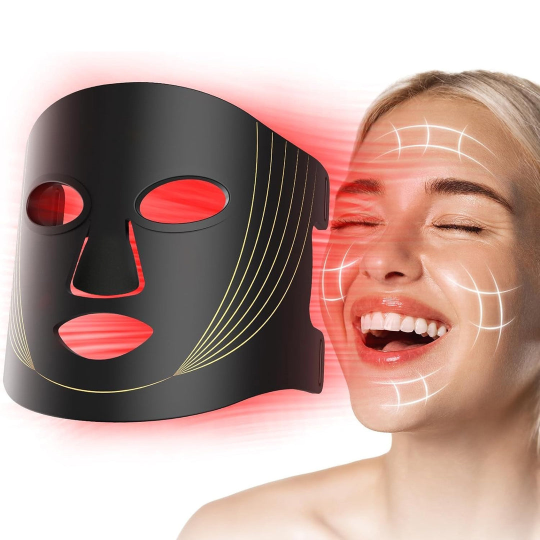 Silicone Red Light LED Face Mask with 7 Settings