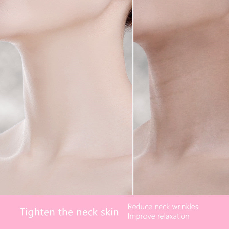 Neck and Face Beauty Device with Light and Warmth