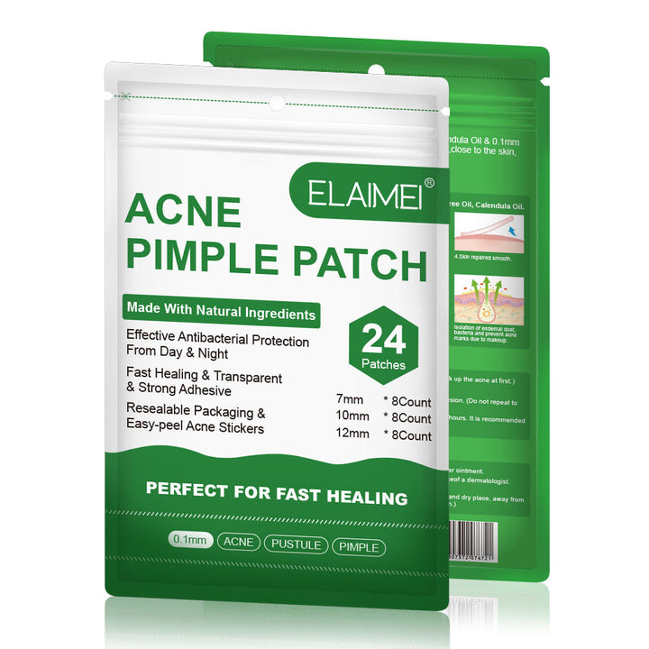 Invisible Hydrocolloid Spot Patches in 3 Sizes