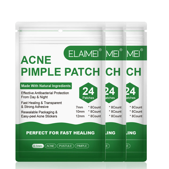 Invisible Hydrocolloid Spot Patches in 3 Sizes