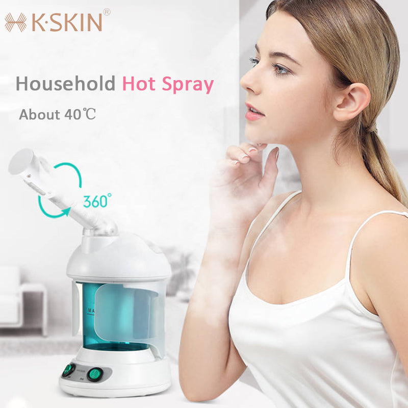 Facial Steamer with Rotating Nozzle and Large Water Tank