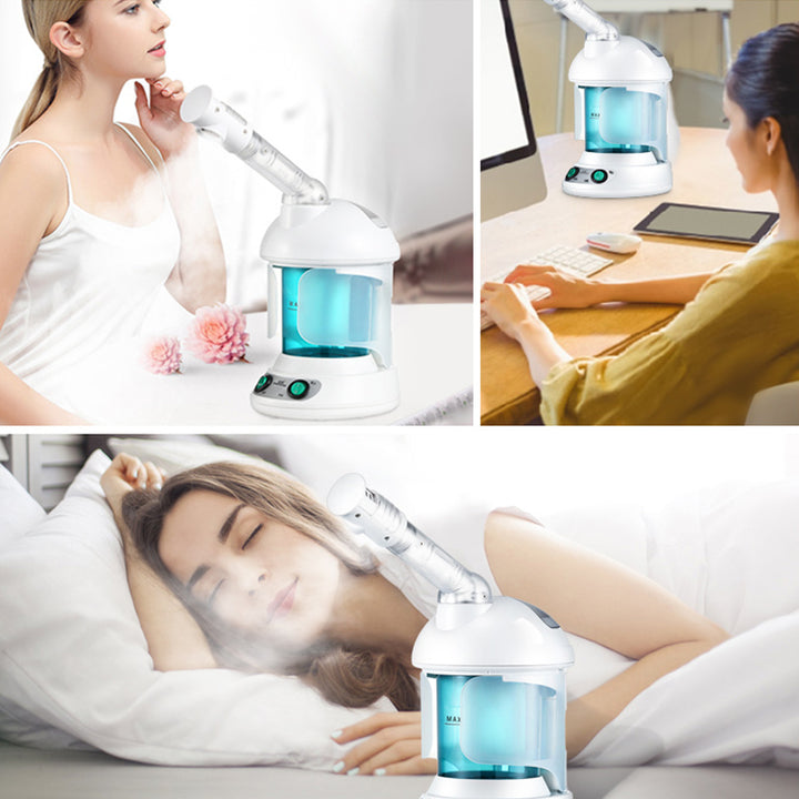 Facial Steamer with Rotating Nozzle and Large Water Tank