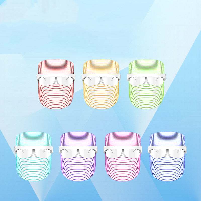 7 Colour LED Face Mask with USB Power