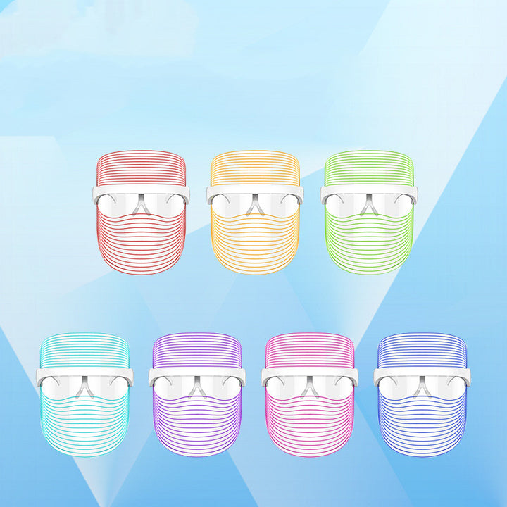 7 Colour LED Face Mask with USB Power