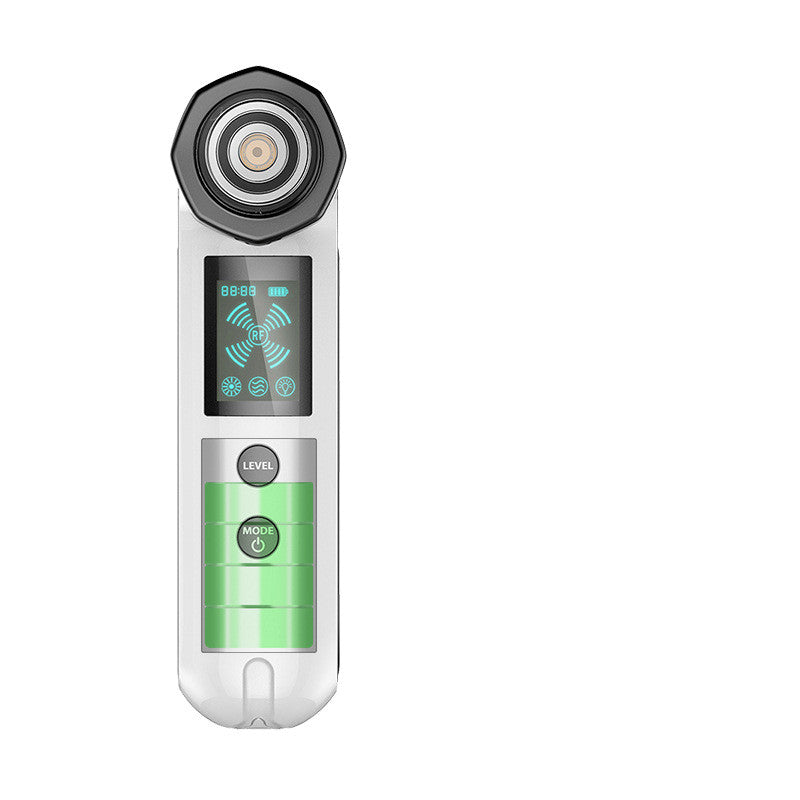 RF Beauty Device with Red and Blue Light and Vibration
