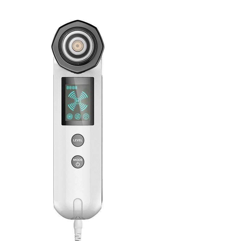 RF Beauty Device with Red and Blue Light and Vibration