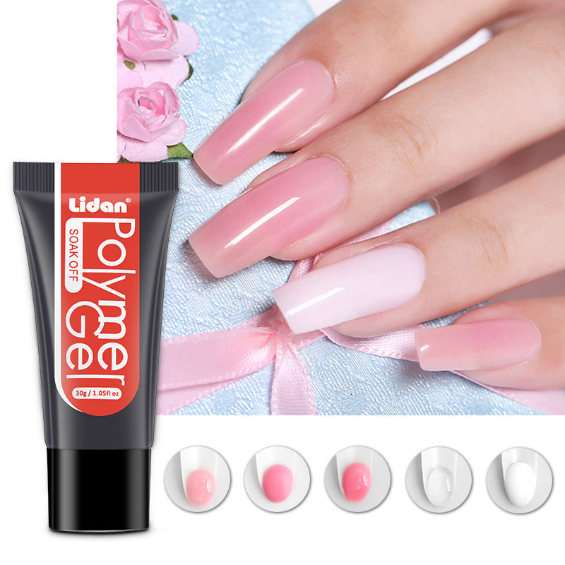 Gel Nail Extension Builder Gel, No Forms Needed, 30ml