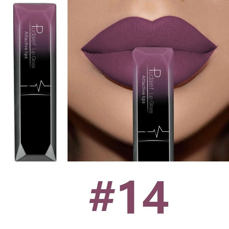 Matte Liquid Lipstick, Long Lasting and Waterproof