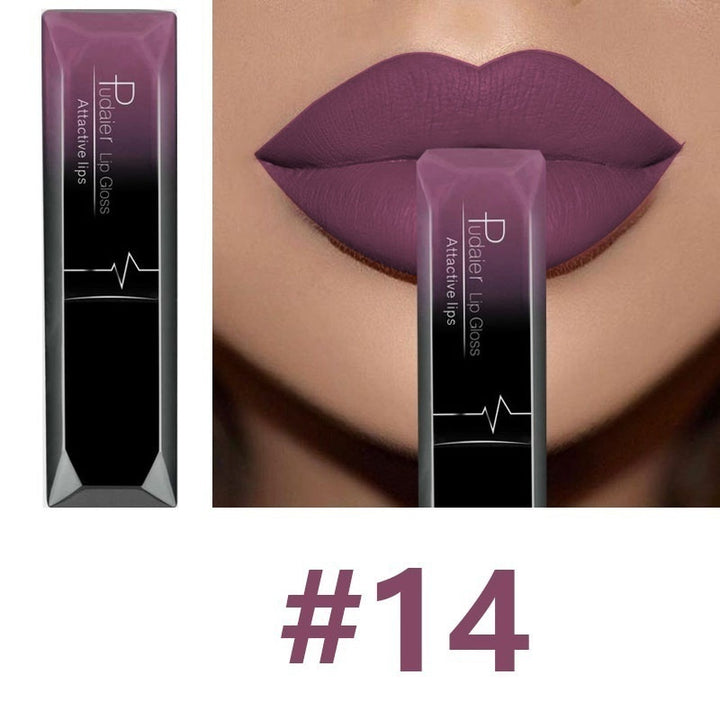 Matte Liquid Lipstick, Long Lasting and Waterproof