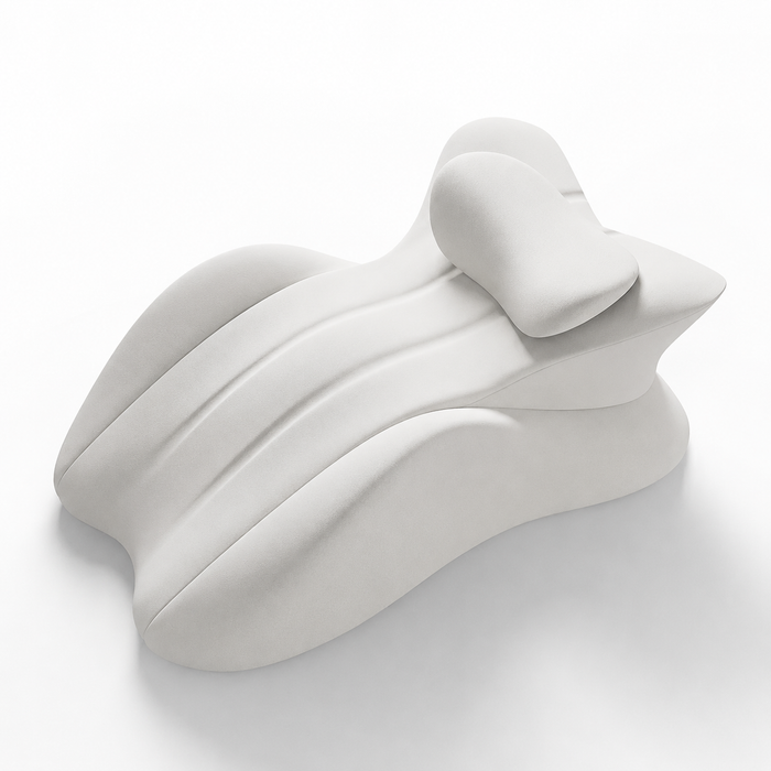 Ergonomic Memory Foam Wedge Pillow with Arm Support Zones