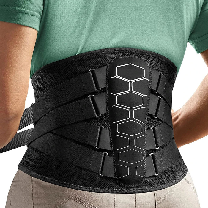 Lumbar Support Back Brace with 7-Point Aluminium Stays