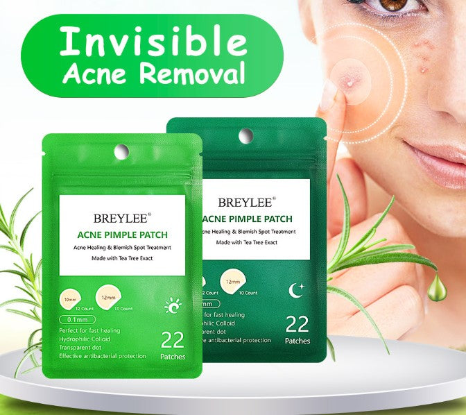 Tea Tree Hydrocolloid Spot Patches, Ultra-Thin and Invisible