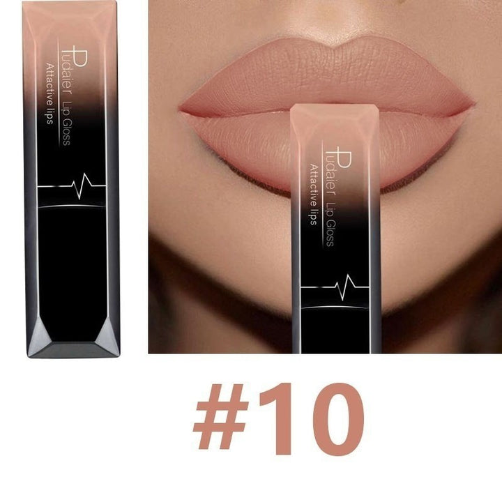 Matte Liquid Lipstick, Long Lasting and Waterproof