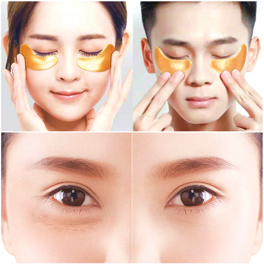 Gold Collagen Eye Patches for Puffy-Looking Eyes