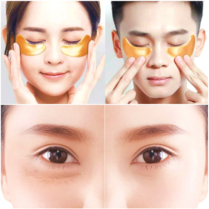 Gold Collagen Eye Patches for Puffy-Looking Eyes
