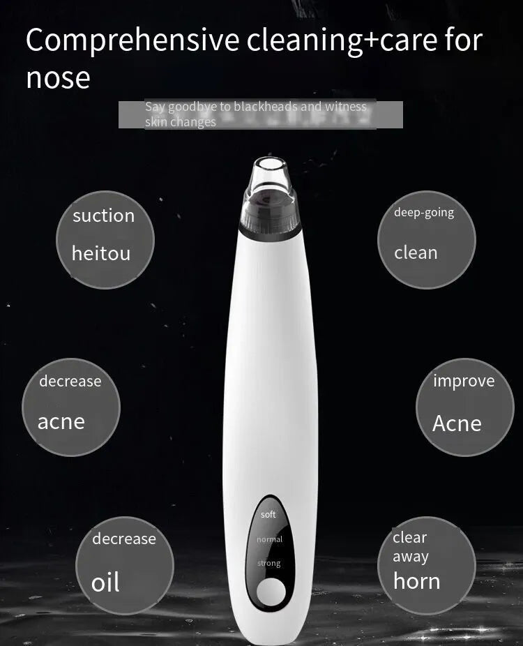 Electric Blackhead Remover Vacuum with Diamond Tip