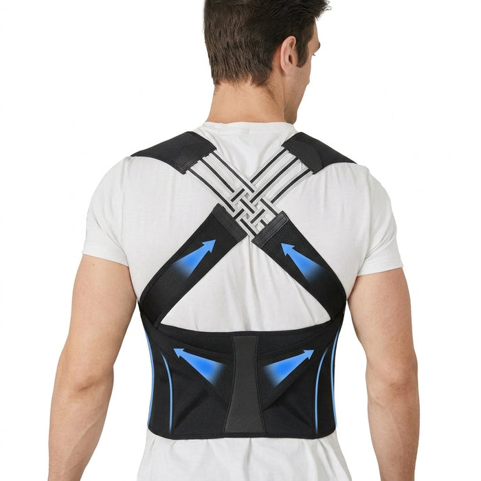 Full-Back Posture Corrector with Adjustable Straps