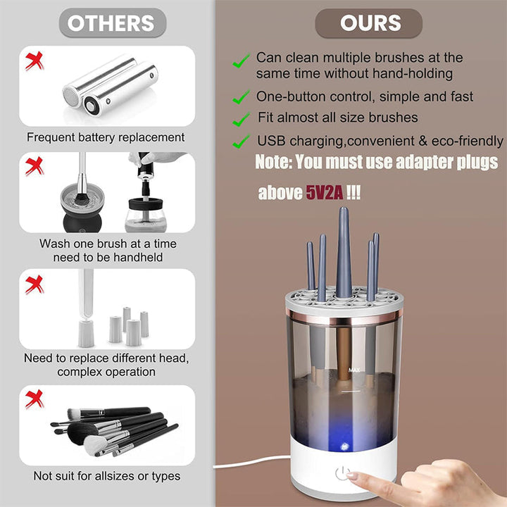 BowLift | Electric Makeup Brush Cleaner Machine