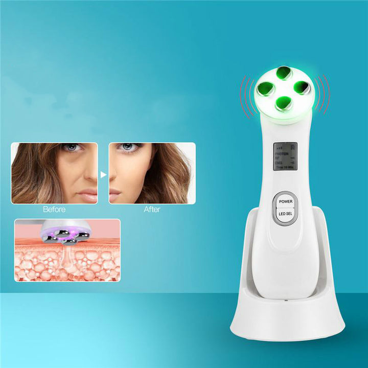 RF and EMS Face Device with 6 LED Light Modes