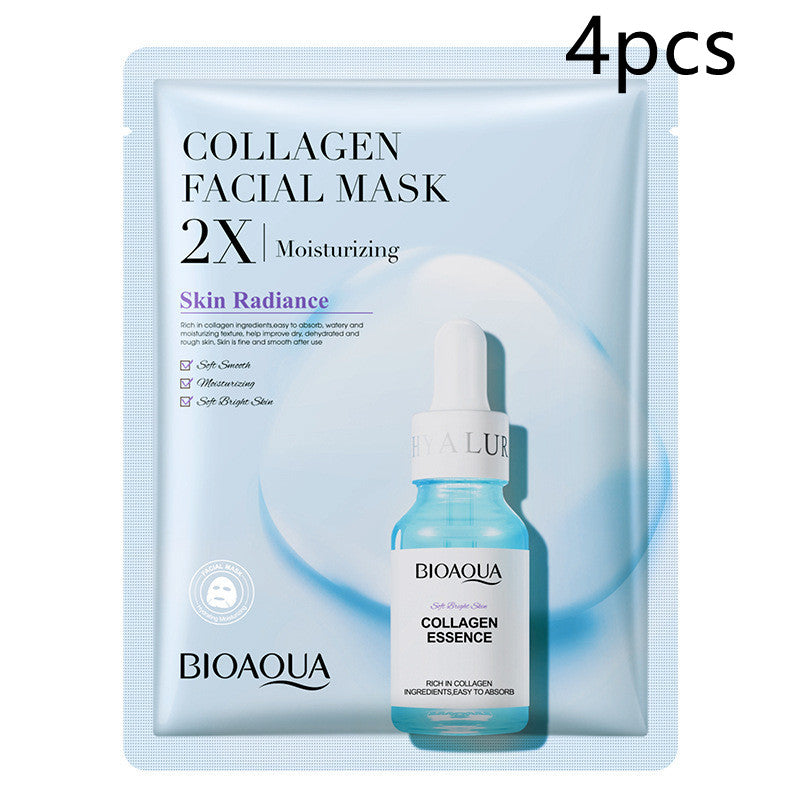 Hydrating Sheet Masks with Collagen or Vitamin C