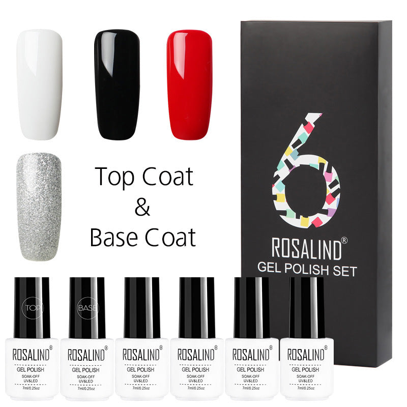 Gel Nail Polish Set of 6 Shades in a Gift Box