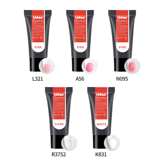 Nolivela Gel Nail Extension Builder Gel, No Forms Needed, 30ml