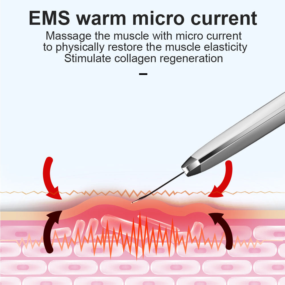 Ultrasonic Skin Scrubber with 4 Modes and Warm EMS