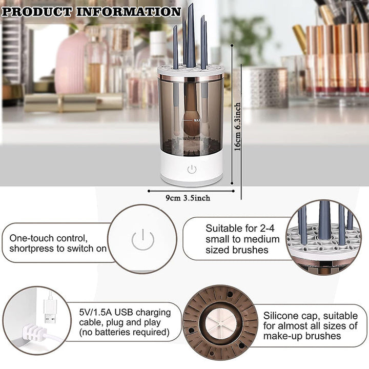 BowLift | Electric Makeup Brush Cleaner Machine