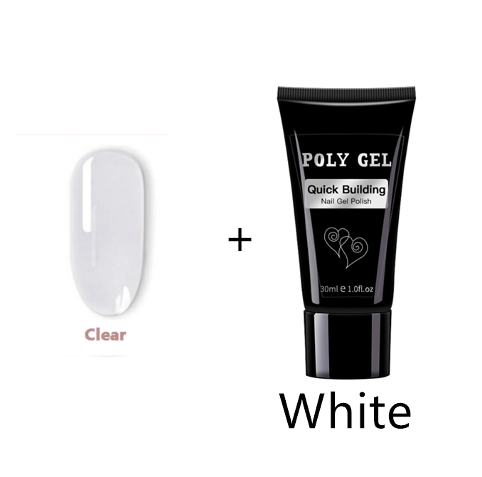Polygel Nail Extension Kit with 30ml Builder Gel