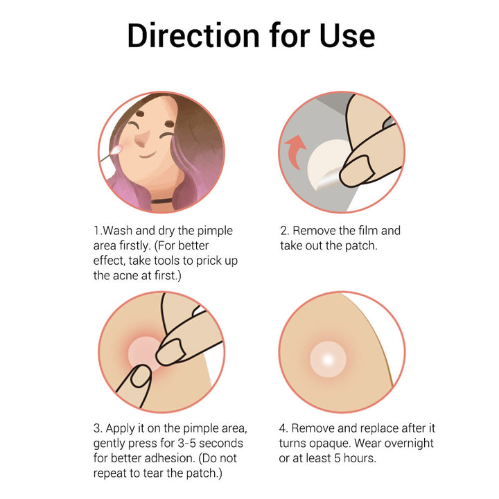 Tea Tree Hydrocolloid Spot Patches, Ultra-Thin and Invisible