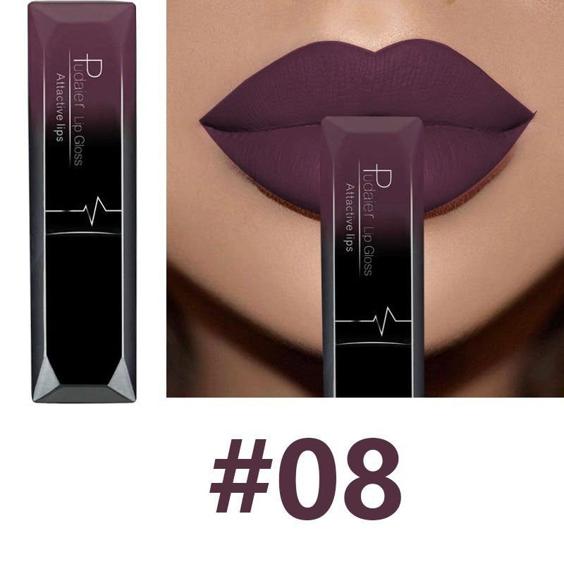Matte Liquid Lipstick, Long Lasting and Waterproof