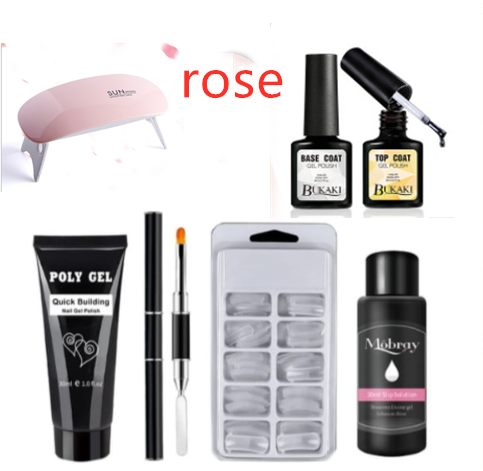 Polygel Nail Extension Kit with 30ml Builder Gel