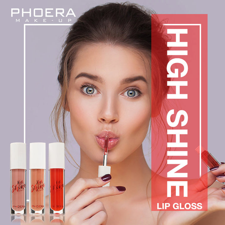 Jelly Lip Gloss with Mirror Shine, 24 Shades