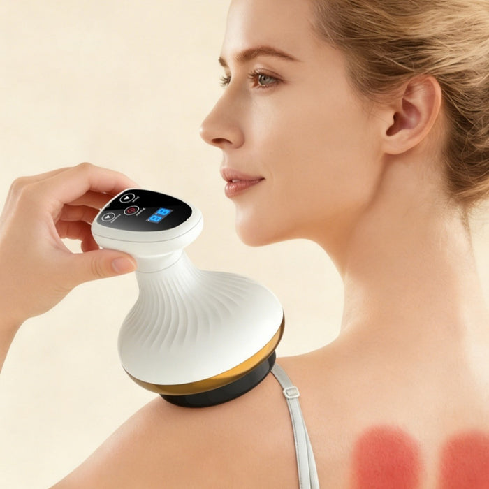 Nolivela Cordless Scraping and Cupping Body Massager with Heated Base