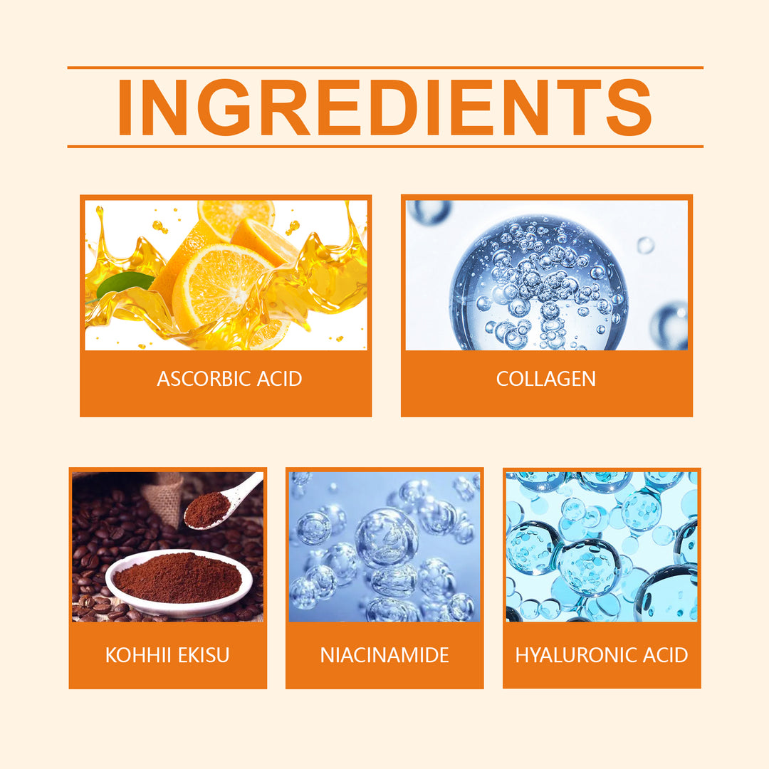 Vitamin C Eye Patches with Hyaluronic Acid and Collagen