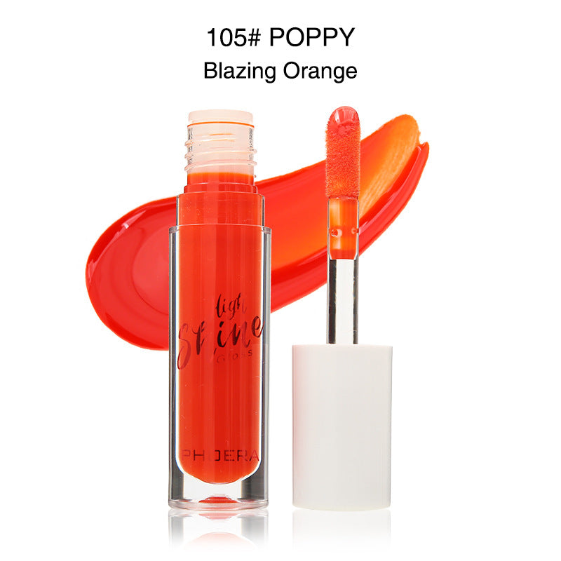Jelly Lip Gloss with Mirror Shine, 24 Shades