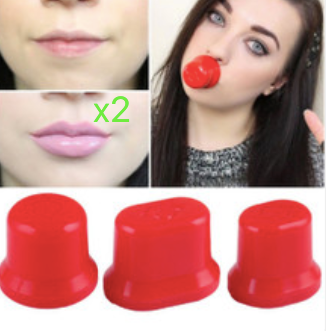 Lip Plumper Tool Set with Round and Oval Shapes