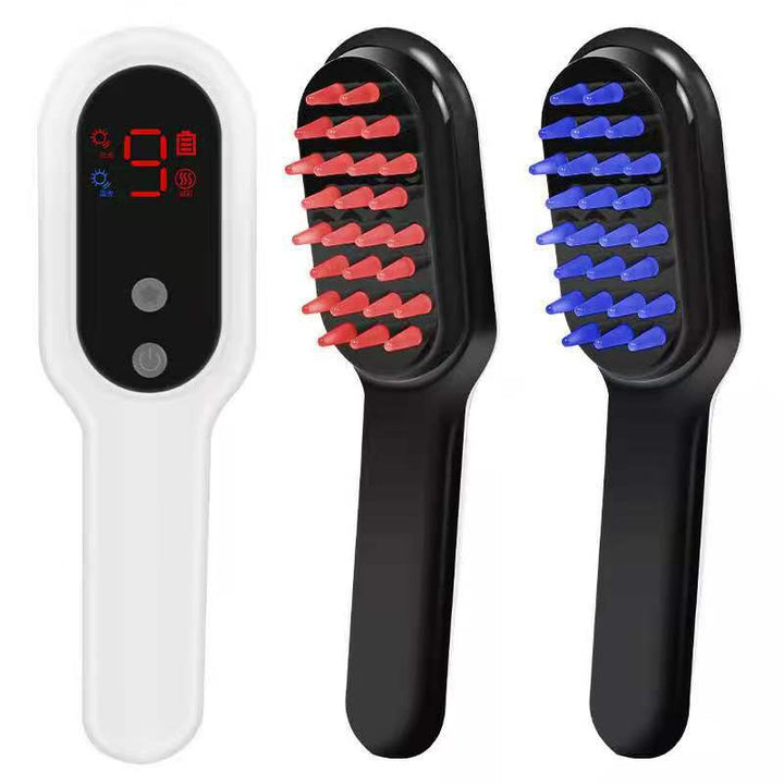 Light Scalp Massage Comb with 5 Modes and LED Display