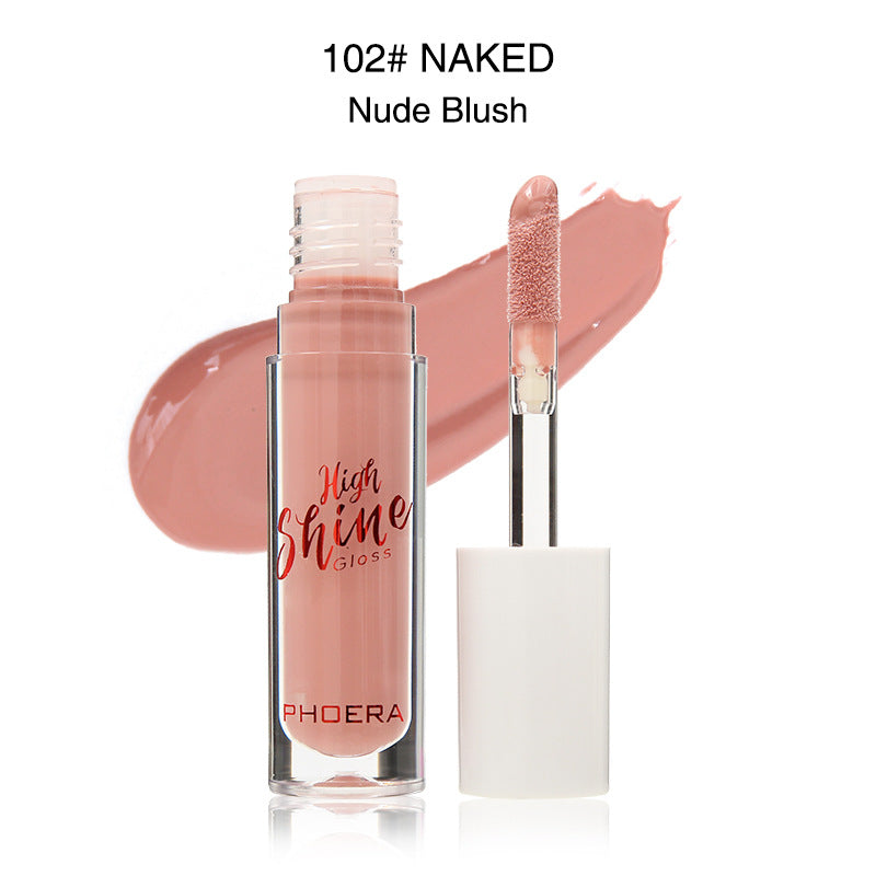 Jelly Lip Gloss with Mirror Shine, 24 Shades