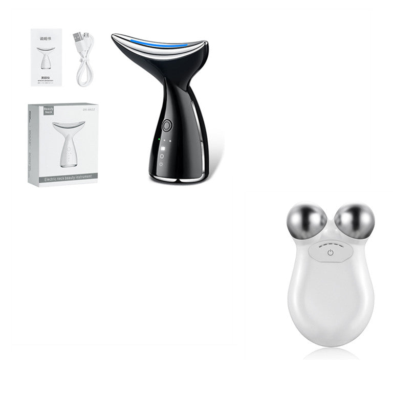 Neck and Face Massager with 3 LED Light Colours
