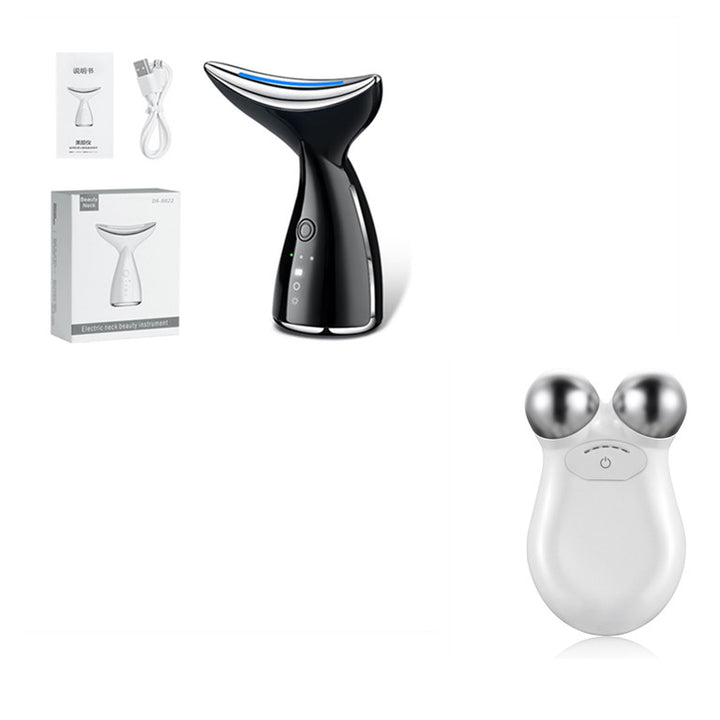Neck and Face Massager with 3 LED Light Colours