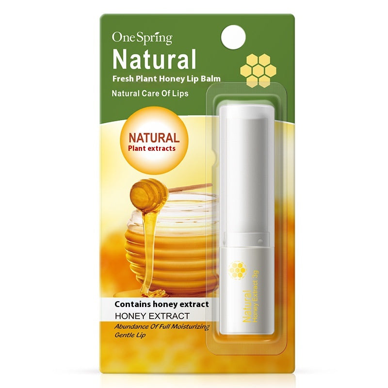 Plant Lip Balm in Honey, Aloe, Chamomile and Strawberry